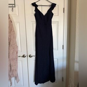 Windsor Store navy prom dress. Size large.